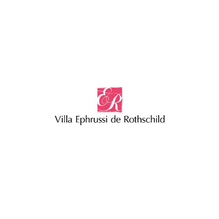 Logo de la Villa Ephrussi de Rothschild à Saint Jean Cap ferrat dans le 06 jardin luxe voiture luxe cocktail restaurant chef étoilé gastronomie entreprise